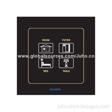 Intelligent home electronic touch switch